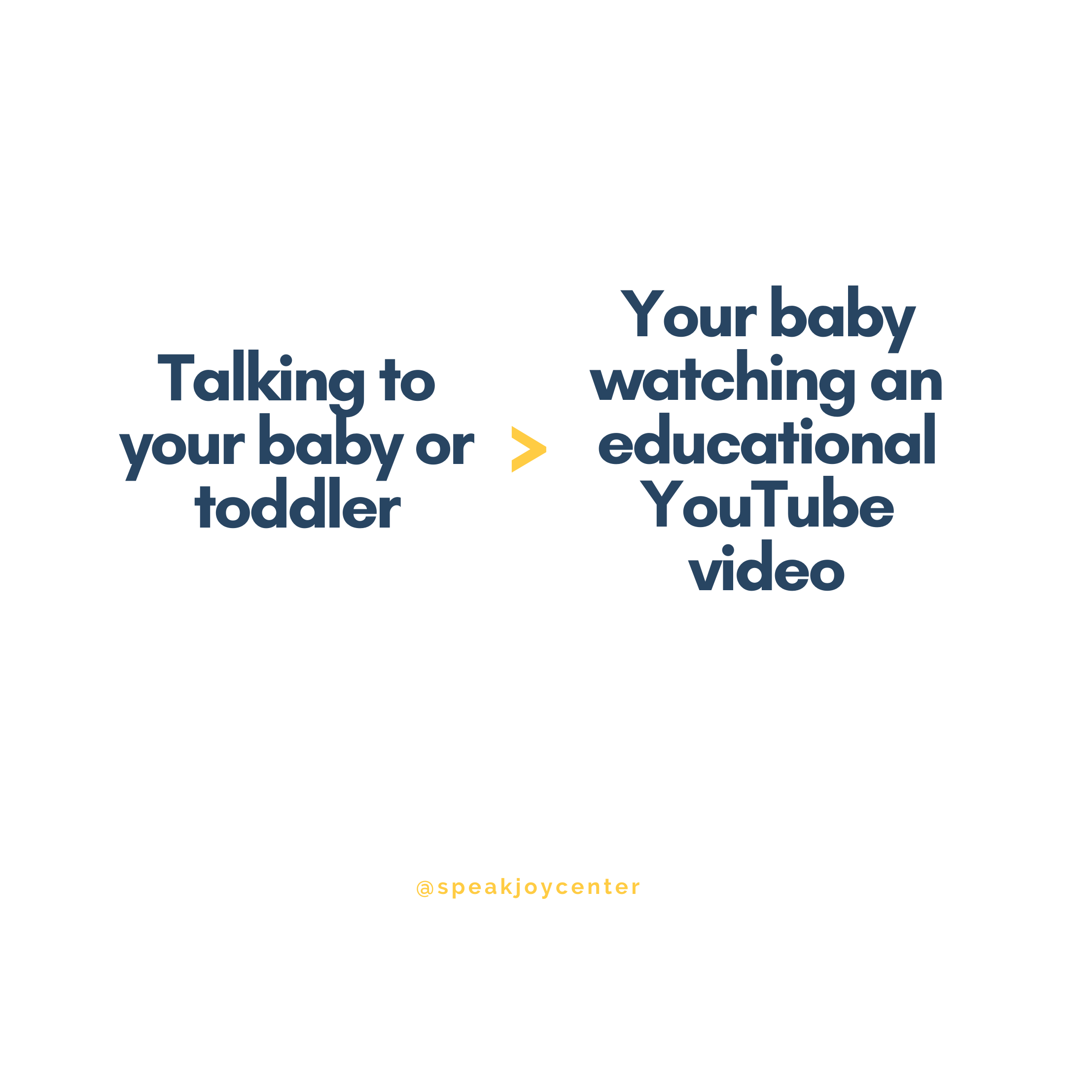 talk to your baby